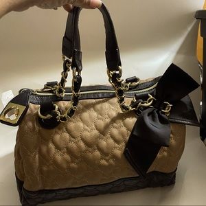Betsy Johnson Quilted Heart Bag